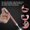 8Pcs/set LED Light LED Ear Wax Pickers Ear Clean Tool Ear Pick Cleaner Spoon  for Baby Adults