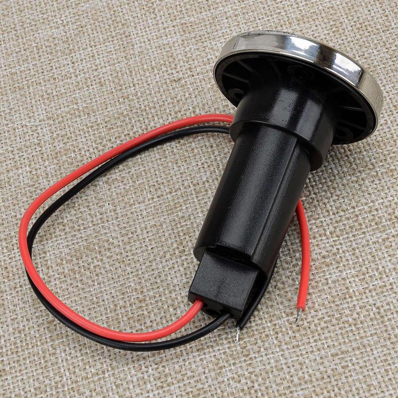 12V Anchor Stern Navigation Light Plug-in Pole Base Socket Deck Mount For Yacht Boat Marine