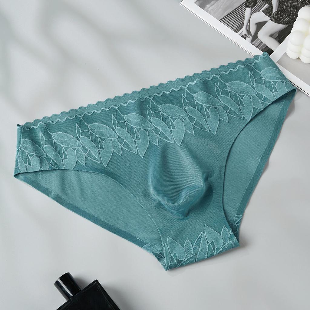 Мужские 3D кружевные трусы-слипы - Бесшовное эластичное нижнее белье с низкой посадкой