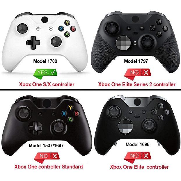 EXtremeRate PlayVital Мягкая противоскользящая силиконовая накладка на контроллер, накладки на стики, защитный чехол для контроллера Xbox One X S - Черный