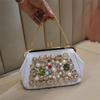 Сумка для ужина Charm Socialite Diamond Studded 2025 New Sweet Handheld Chain Shoulder Bag