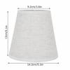 2PCS Fabric Lamp Cover Clip On Design Chandelier Lamp Shades Decorative Lampshade  Bedroom