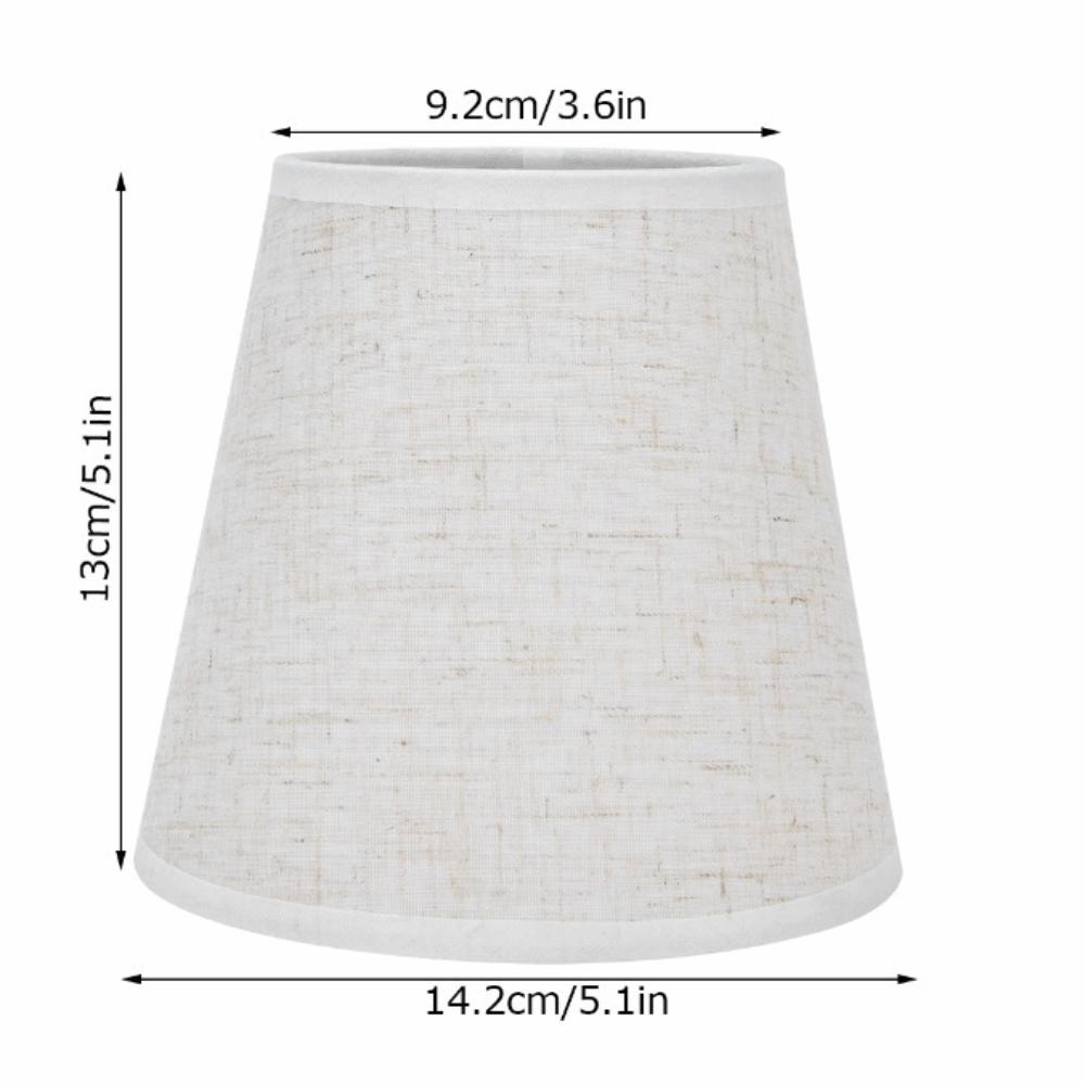 2PCS Fabric Lamp Cover Clip On Design Chandelier Lamp Shades Decorative Lampshade  Bedroom