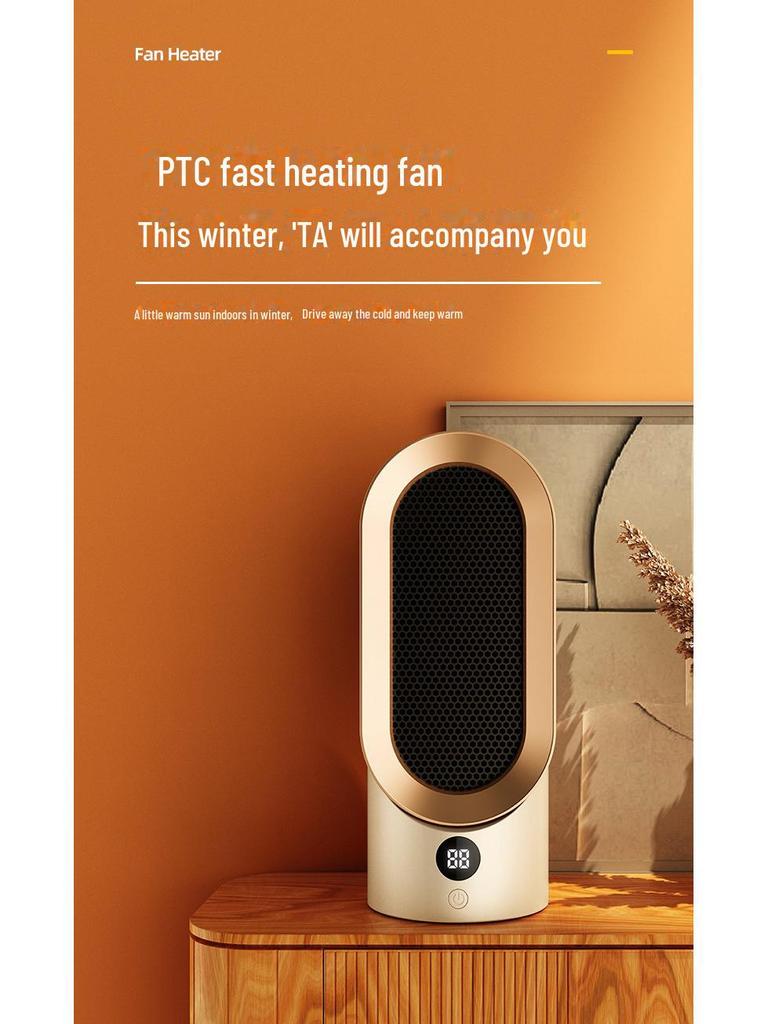 Премиальный нагреватель PTC: Компактный настольный электрический обогреватель для дома, соответствующий нормам США