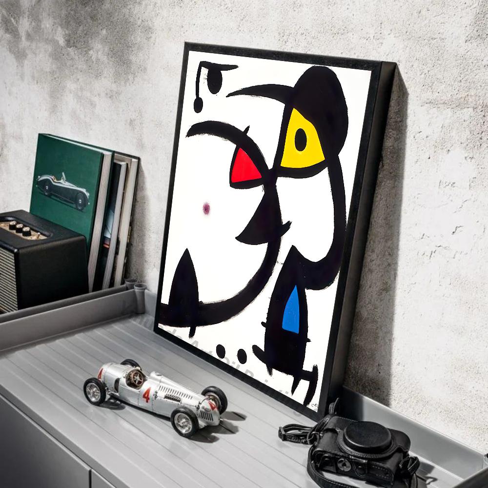 1 шт. Современный сюрреализм Хуана Миро, художественный постер, наклейки, настенные фрески, декор, декор игровой комнаты, подарки, кавайная HD-картина, кошки, машинки