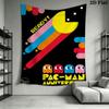 Pac-Man B Wall Hanging Printed Fabric Blanket Decorative Tapestries for Bedroom Living Room Home Decor
