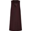 JUZUI ANNAKO Retro Maillard V-Neck Sleeveless Wool Knit Dress