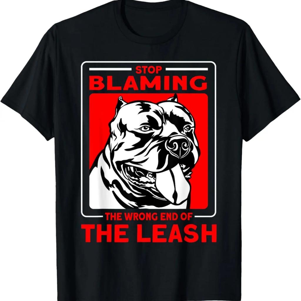 Bully XL Pitbull Friendly Dogs Stop Blaming American Bully T-Shirt