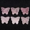 1Pc Reiki Healing Crystal Carved Butterfly Ornament Decoration,Natural Stone Gemstone Energy Generator for Home Decor Jewelry Gifts 32-35x26-30 Mm