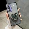 Чехол для телефона для Samsung Galaxy A03S A02S A02 A03 A31 A51 A50 A30 A20 A21S A12 с блестками, бриллиантами, сердечком, противоударный, с подставкой, чехол-накладка
