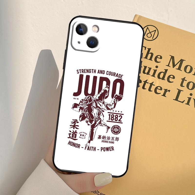 Чехол с изображением японских боевых искусств дзюдо для iPhone 13 12 11 14 Pro Max Mini XR X XS MAX 6S 7 8 Plus SE 2020 2022, чехол для телефона