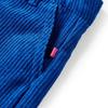 Pantalons pour enfants velours côtelé bleu cobalt 92/104/116/128/140