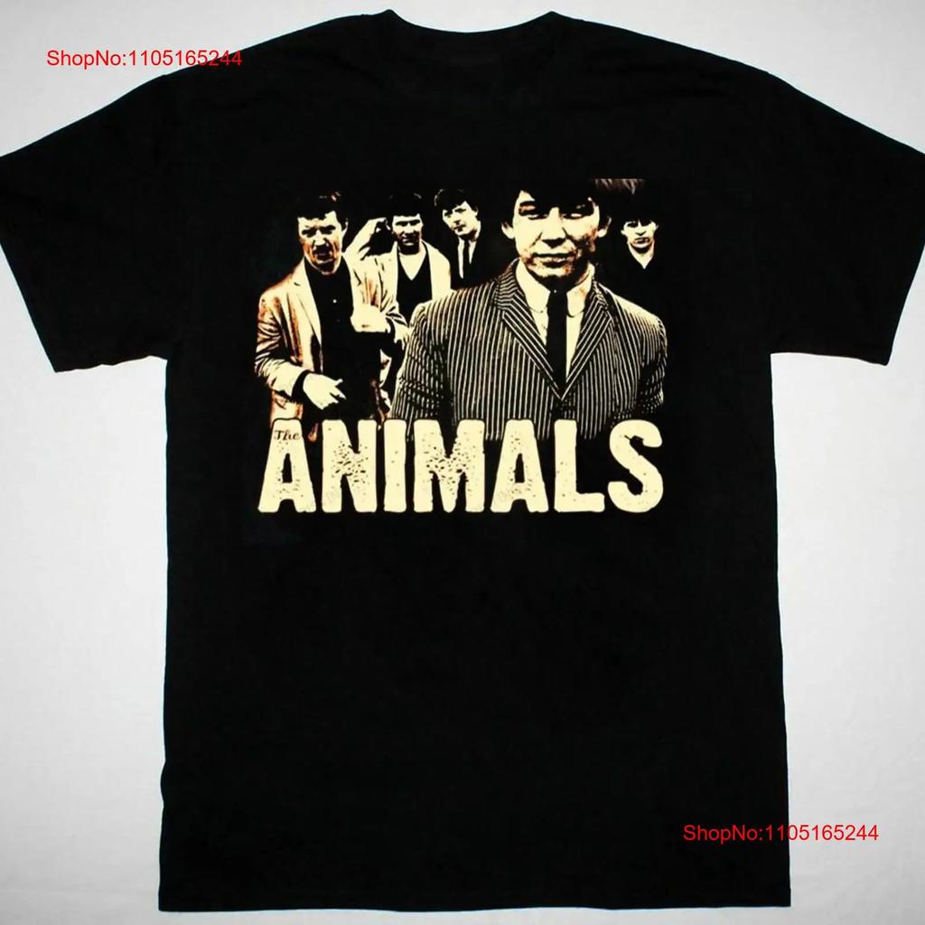 Vtg The Animals Band Black T Shirt Short Sleeve S 5xl All Sizes Ta4613 Vintage Designer Clothes Graphic Streetwear