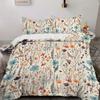 Flower And Flower Pattern 3D Printed Bedding Set, Colorful Style Down Duvet Cover Set, Soft And Comfortable Home Luxury Duvet Co