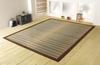 IKEHIKO Corporation Igusa Rug/Carpet, 2 Tatami Mats, "DX Kyoto Story," Brown, Approx. 191 x 191 cm (Backing: Non-woven Fabric)