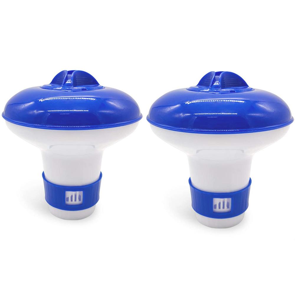 2 шт. плавающий химикат для бассейна хлор бром таблетки плавающий дозатор аппликатор принадлежности для спа-бассейна