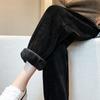 Women's Spring and Autumn Thickened Casual Solid Colour Drawstring Sweatpants
