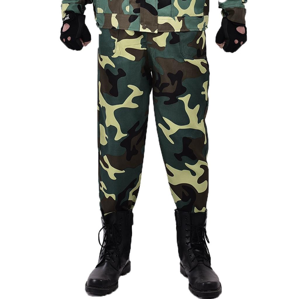 Мужской комплект одежды для охоты, военная куртка + брюки, камуфляжная куртка для активного отдыха, утолщенный износостойкий инструментальный комбинезон(Нет шляпы, нет ремня)