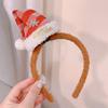 Аксессуары для волос Обруч для волос Санта-Клауса Шпилька с рогами Заколка для волос Рождественская повязка на голову для девочек/женщин