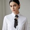 Geometric Bow Tie Choker Shirt Tie Clothing Decoration Long Necktie  Daily