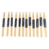12 Pairs 7A Drumsticks, Maple Wood Anti-Slip Portable Drumstick Set for Band Performances and Home Practice