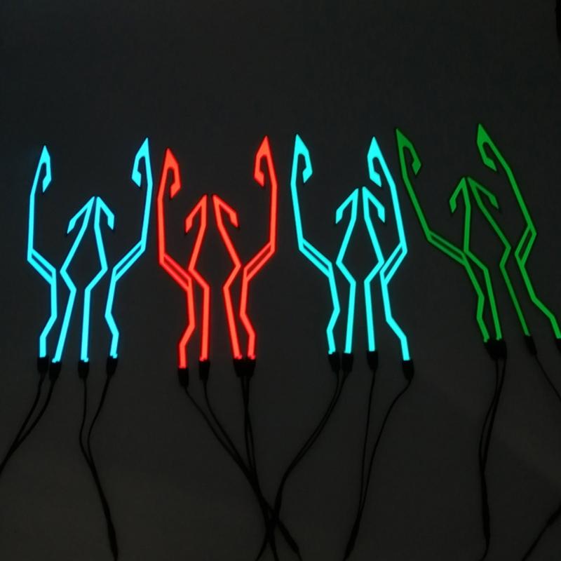 Мотоциклетный шлем световая полоса для езды на шлеме своими руками светодиодная лента 4 в 1