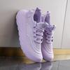 Purple Womens Lightweight Summer Sports Shoes Soft Soled Fitness Jump Rope Running Flats Anti Shock Student Casual Sneakers Mesh