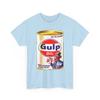 Футболка с принтом Wacky Packages Gulp Маслянка Пародия на Gulf