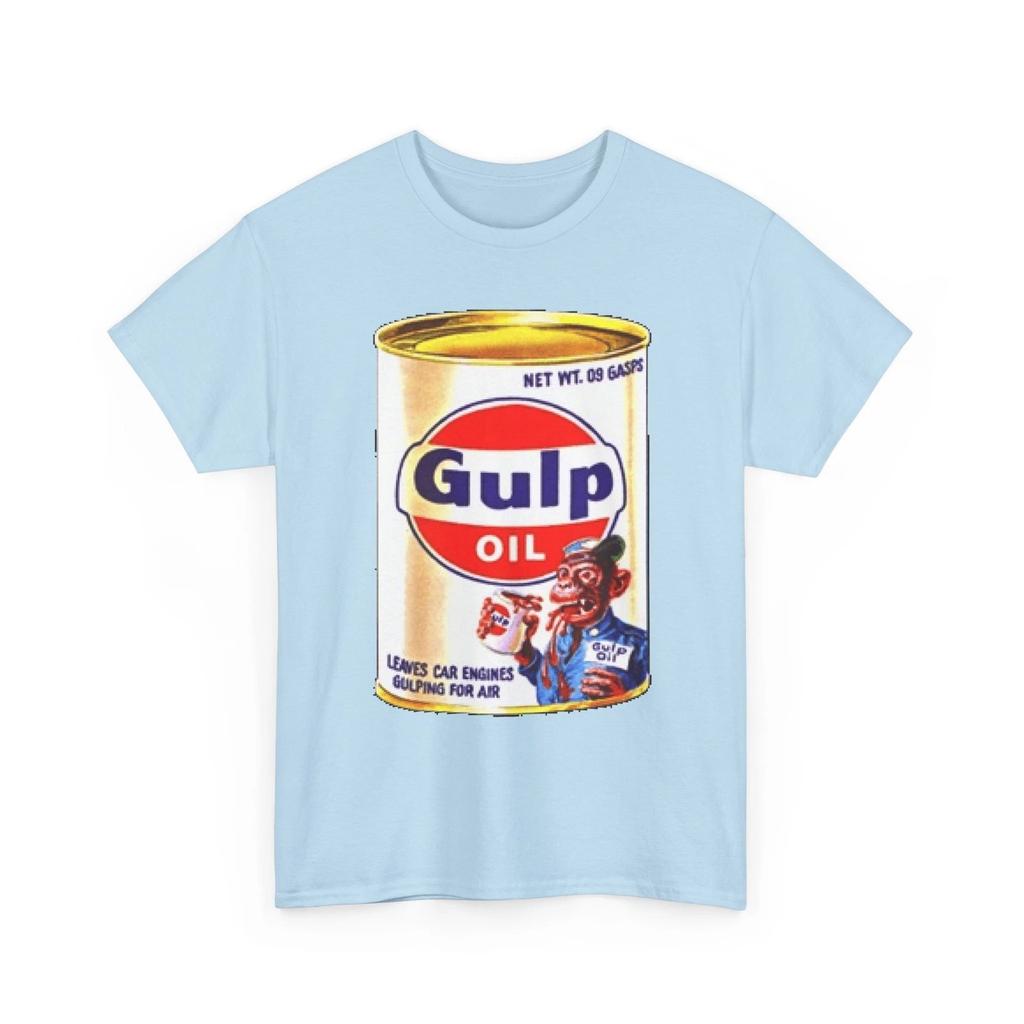 Футболка с принтом Wacky Packages Gulp Маслянка Пародия на Gulf