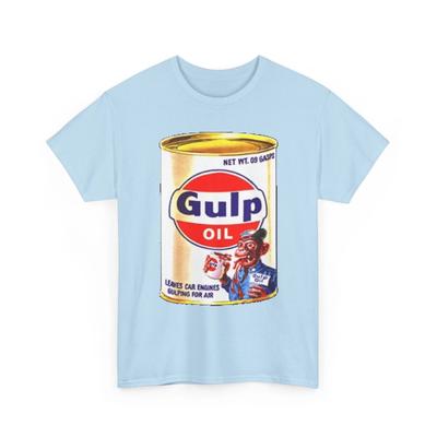 Футболка с принтом Wacky Packages Gulp Маслянка Пародия на Gulf