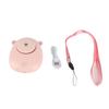 Electric Fan Hanging Neck Portable Mini Fan with 3?Gear Wind Speed USB Charging for SummerPink