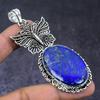 Подвеска из серебра 925 пробы с натуральным лазуритом 3,27 дюйма W4S21