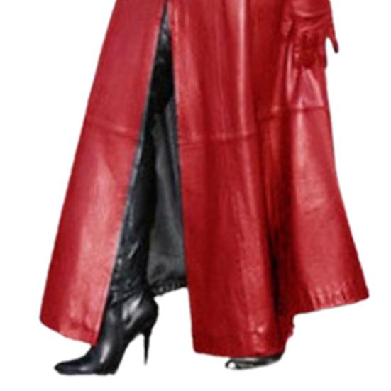 Леди Осеннее Пальто Сплошной Цвет Гладкой Поверхности Кардиган Длинные Рукава Разделенная Молния Искусственная Кожа Плюс Размер Стенд Воротник Пальто для Улицы