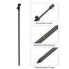 1 шт. рыболовная банка палка карповая сигнализация поклевки удлинитель удилища регулируемый черный алюминиевый удилище поддержка удилища рыболовные снасти