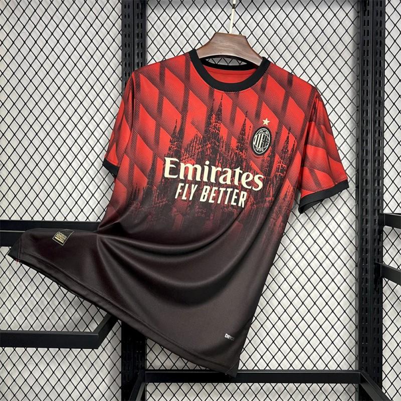 AC Milan ''-'' Домашняя/Гостевая футболка 125-летний Юбилейный Выпуск Предматчевая Футболка для Футбола Мужская