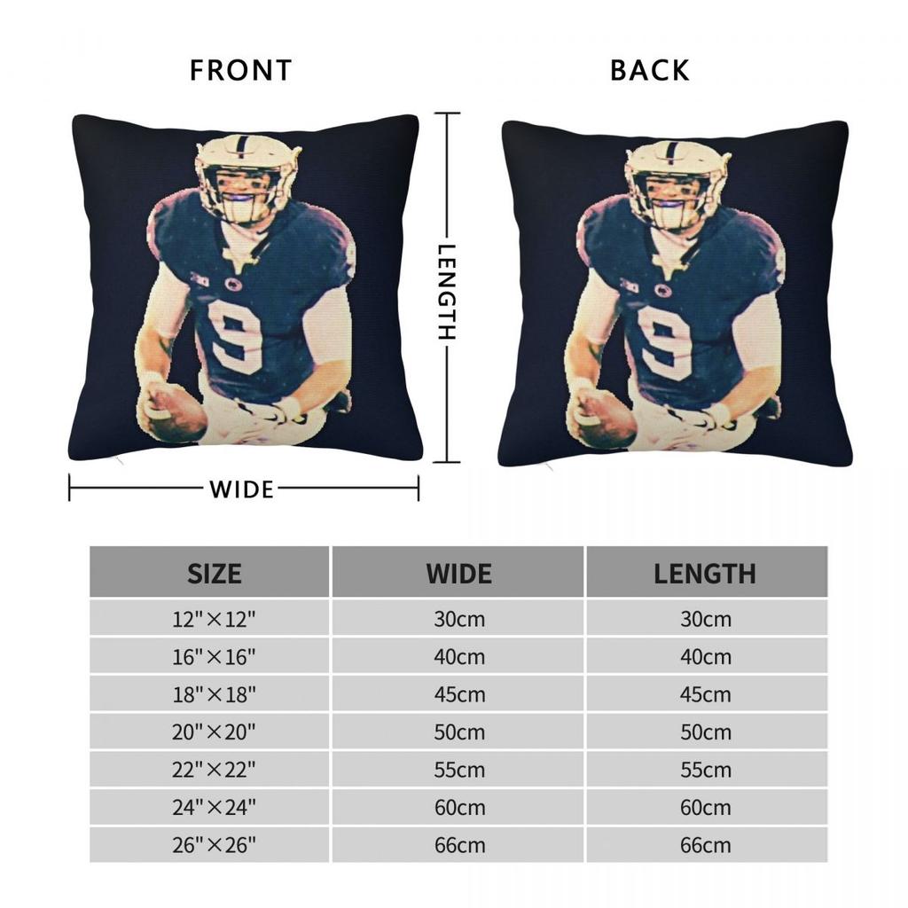 Trace Mcsorley Square Pillowcase Polyester Linen Velvet Creative Zip Decor Throw Pillow Case Sofa Seater Cushion Cover 18"