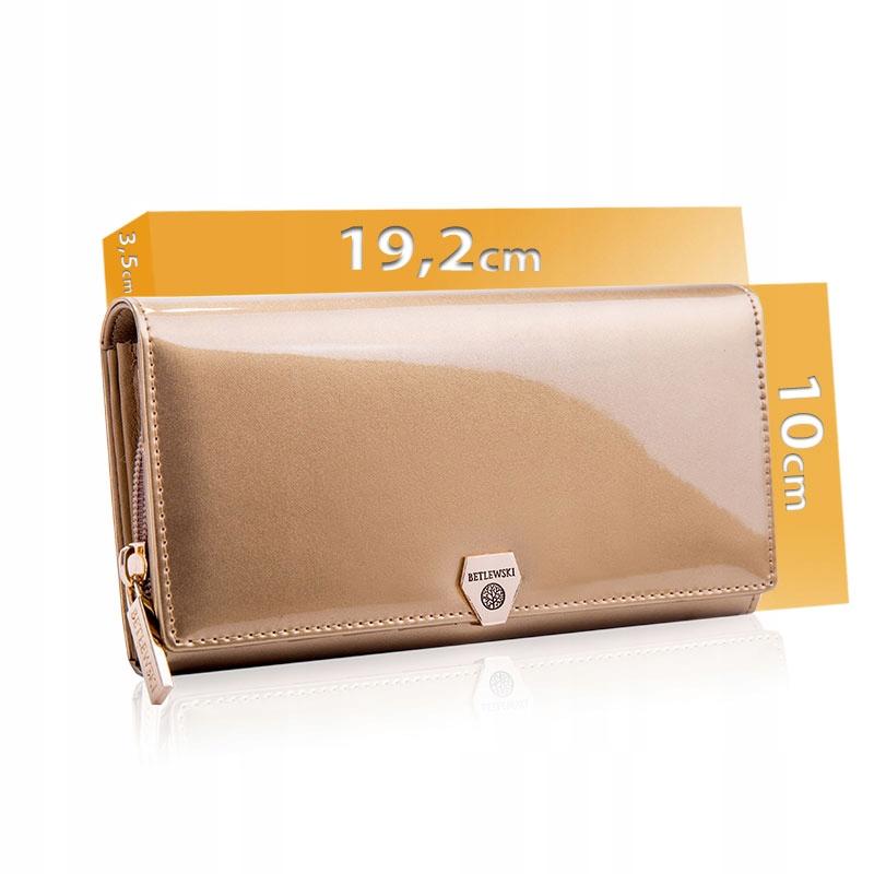 BPD-VS-106 ZŁOTY Women' wallet SHINY + CERTIFICATE