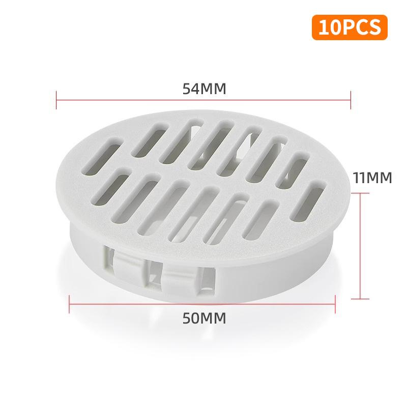 10 PCS Rectangular Breathable Mesh Plastic 35/50mm Ventilation Grille Cabinet Wardrobe Air Vent Wardrobes