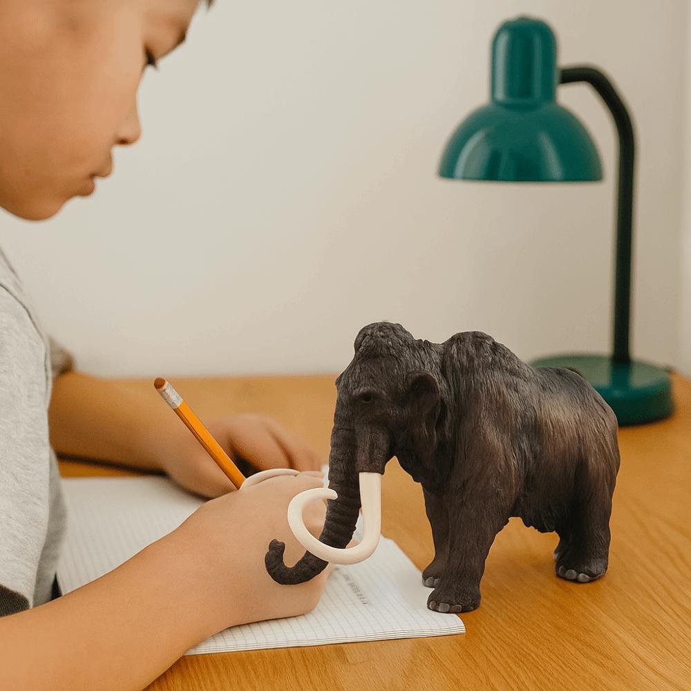 Collectible Simulation Elephant Action Figures Handmade Elephant Miniatures Figurine Children Toys