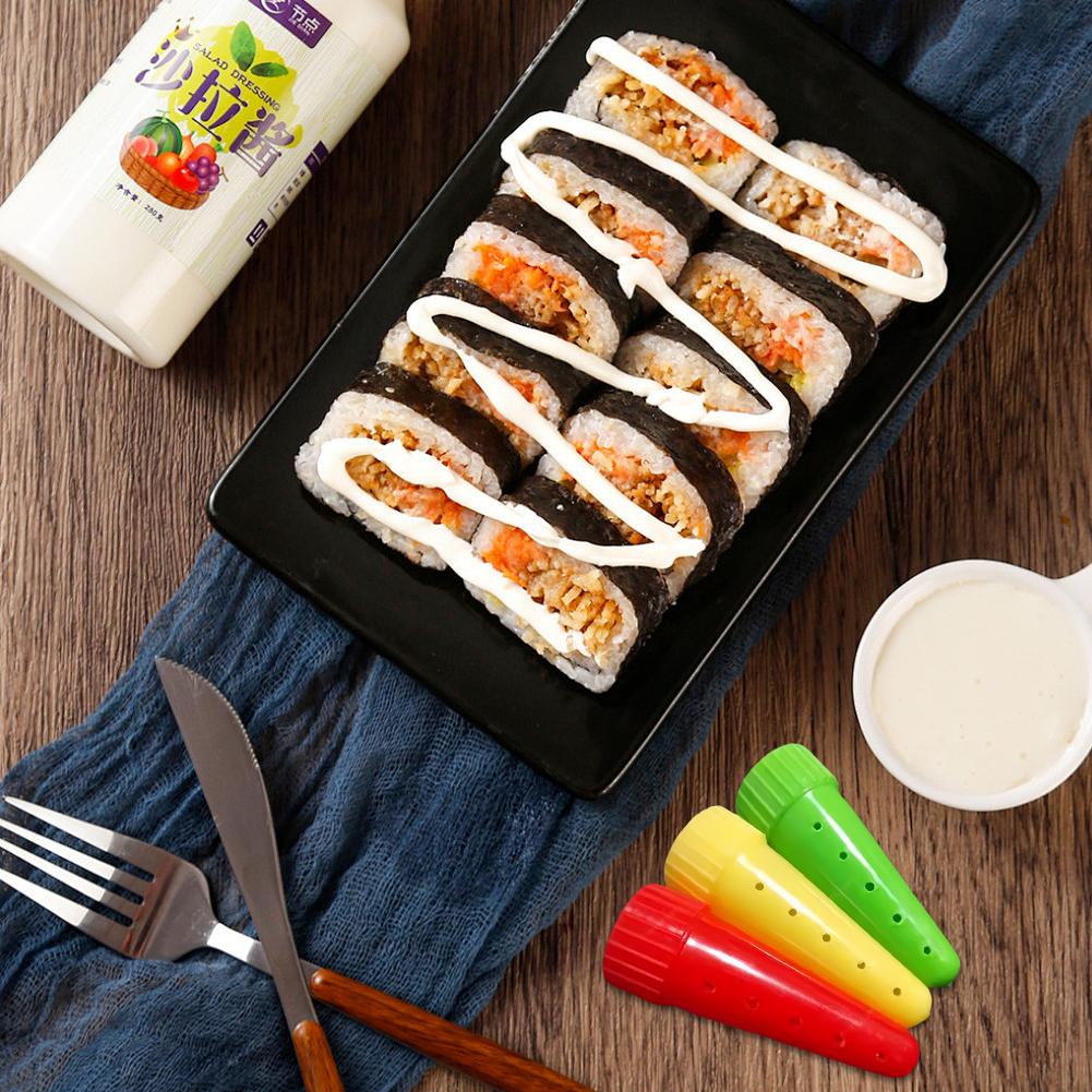 Бутылка для соуса, носик для заливки салата, дозатор салатного соуса, герметичный контейнер для приправ, диспенсер для приготовления хлеба, тостов, тортов