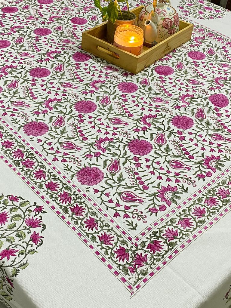 Blockprint Table Cloth 6 Seater (90*60 Inches)