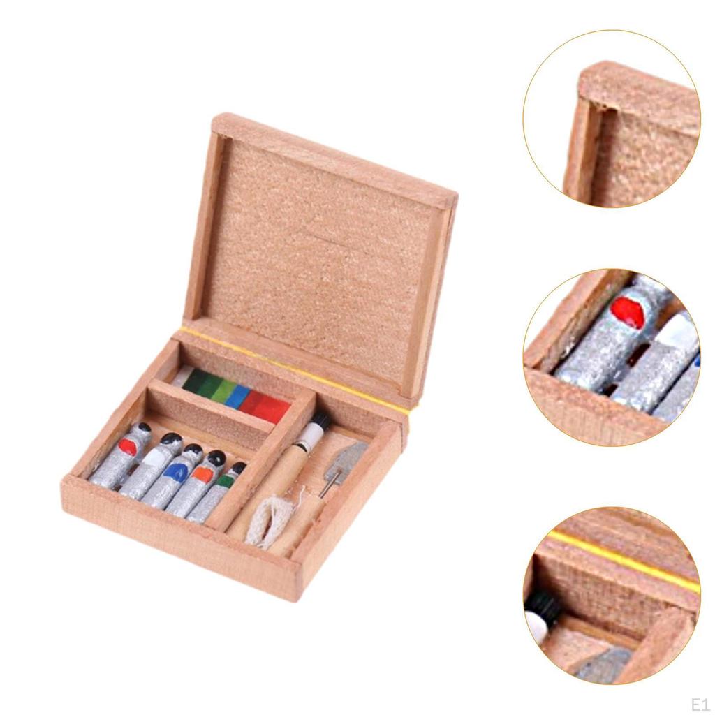 Миниатюрные аксессуары для кукольного домика Деревянная мебель Балкон Патио Кукольный домик Принадлежности Игрушка