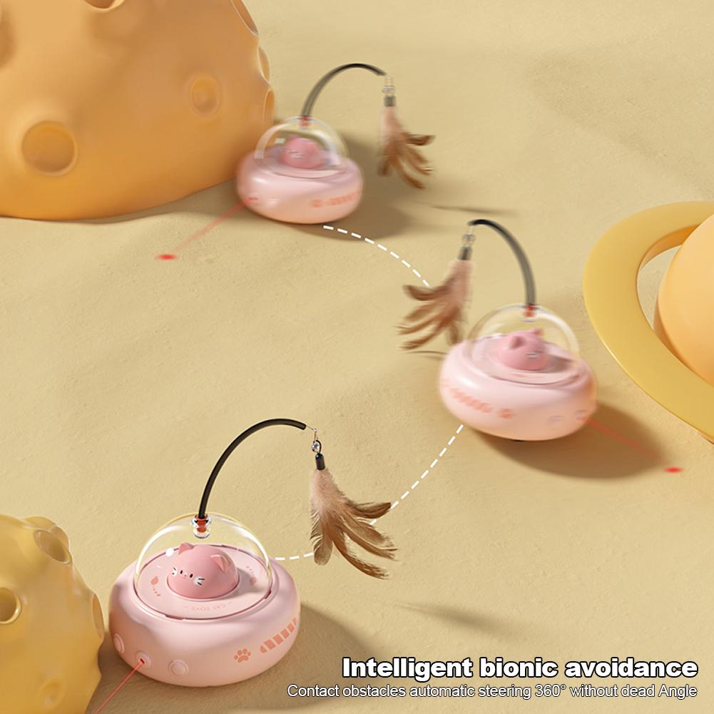 Электрическая интерактивная игрушка для кошек, игрушки для домашних животных с перьями, палочка-дразнилка для кошек, перезаряжаемые электрические сенсорные игрушки для домашних животных для обучения преследованию