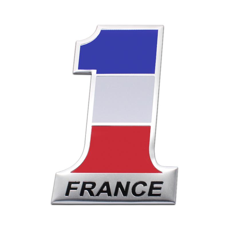 Car Styling Emblem 3D Aluminum France Logo Flag Stickers Decoration Accessories For Renault koleos duster megane 2 3 logan clio R222