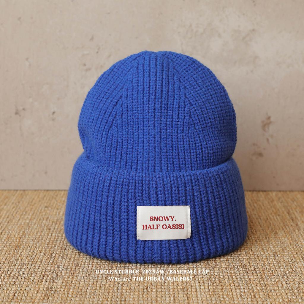 Thickened Warm Hats for Men and Women Korean Style Casual Versatile Ear Protection Woolen Hats Showing Faces for Young Couples Knitted Hats