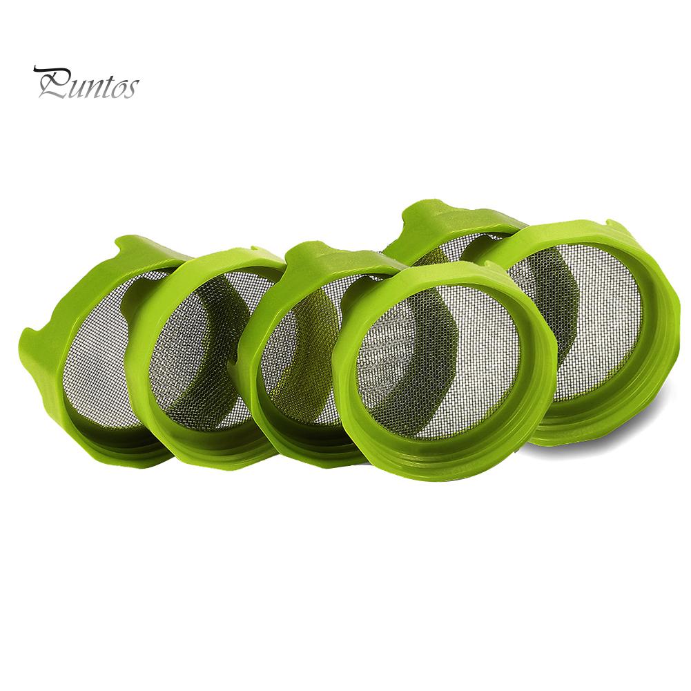 Для Mason Can Sprouting Lid Проращивание сетчатой крышки Bean Sprouts Выращивание фильтра