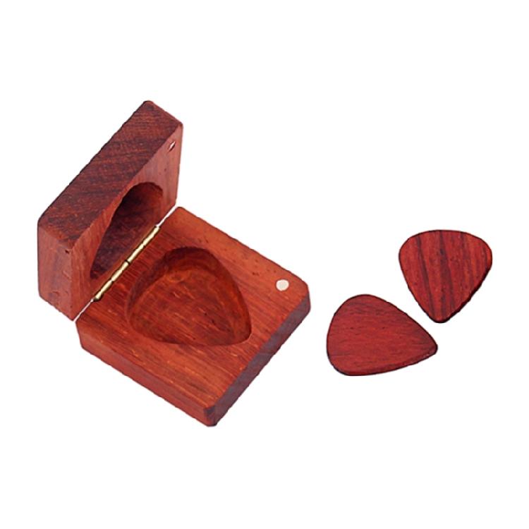 Guitar Pick Box Wooden Guitar Plectrums Storage Box Guitar Plectrums Holder Gift