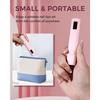 mlogiroa UV Nail Light Handheld UV Light for Nails 3W Portable Led Lamp with 2 Timer Settings 20/60s for Gel Polish Home DIY Salon Women(Pink)