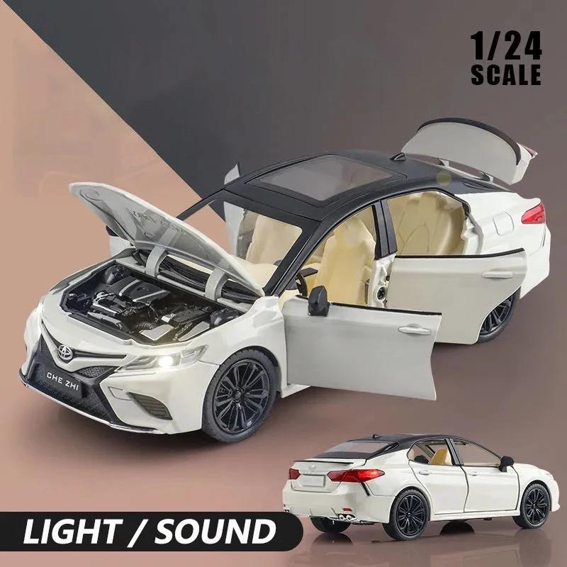 1/24 Scale Toyota Camry Alloy Car Model Light Sound Effect Diecast Car Toys for Boys Birthday Gift Kids Toys Car Collection