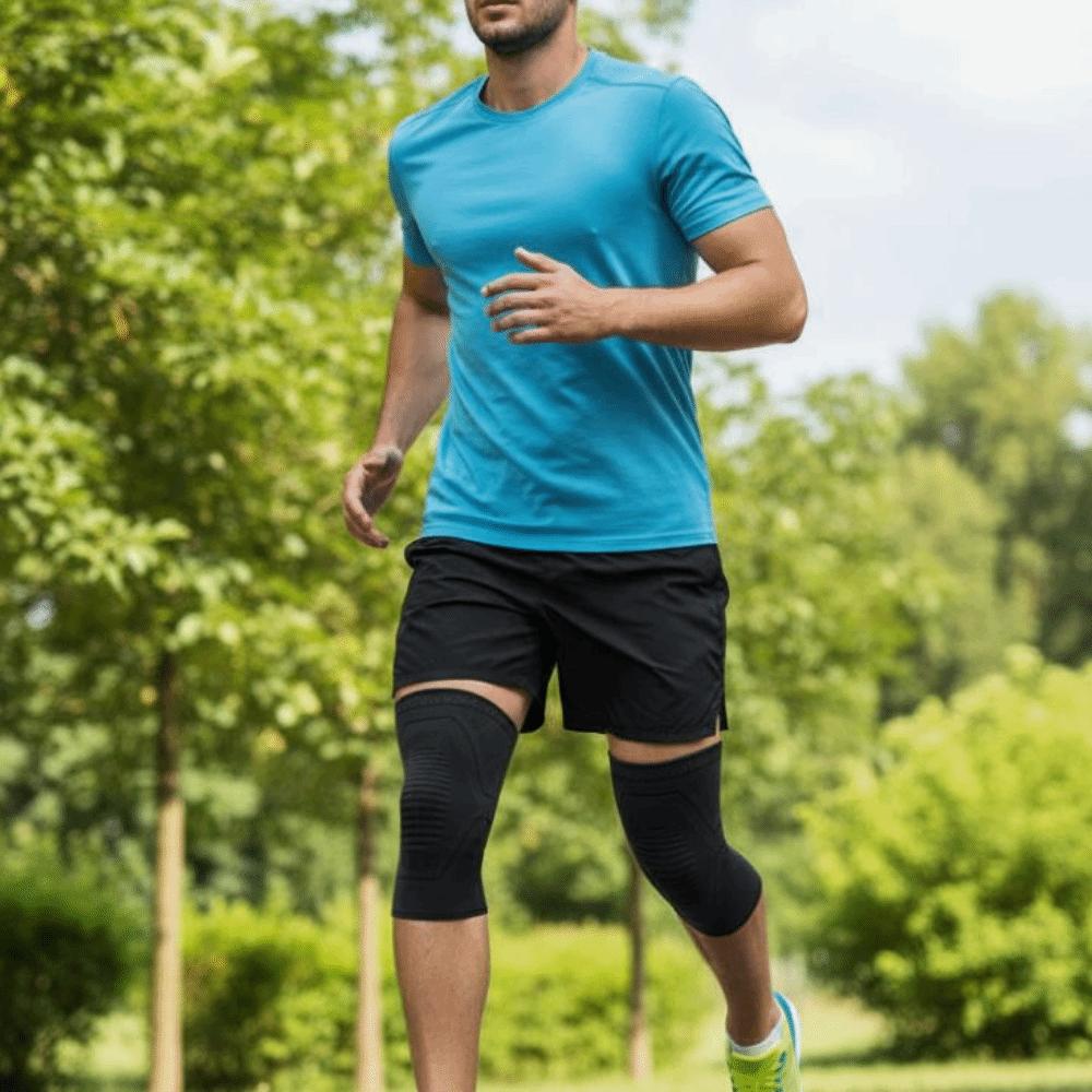 1 пара противоскользящих спортивных наколенников, нейлоновые наколенники, рукава для поддержки рук, для бега
